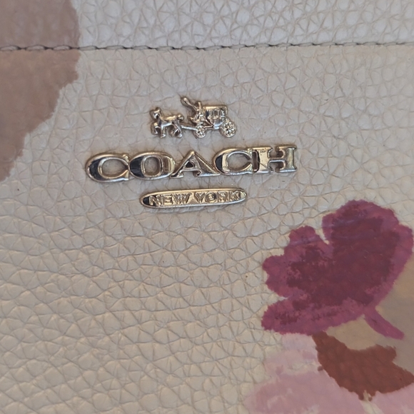 Coach Prarie Satchel Crossbody Bag Leather Floral Print Handbag - Picture 15 of 15